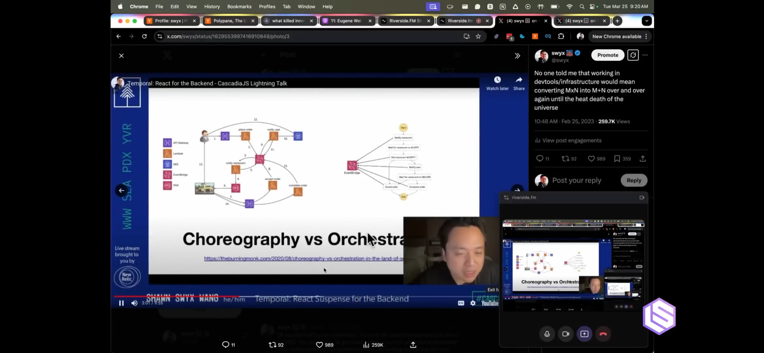 Choreography vs Orchestration in distributed systems