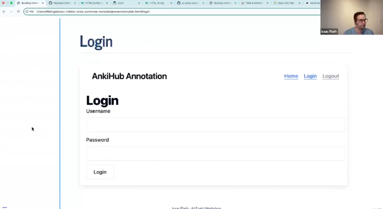Building Domain-Specific Annotation Tools with FastHTML: Lessons from Isaac Flath