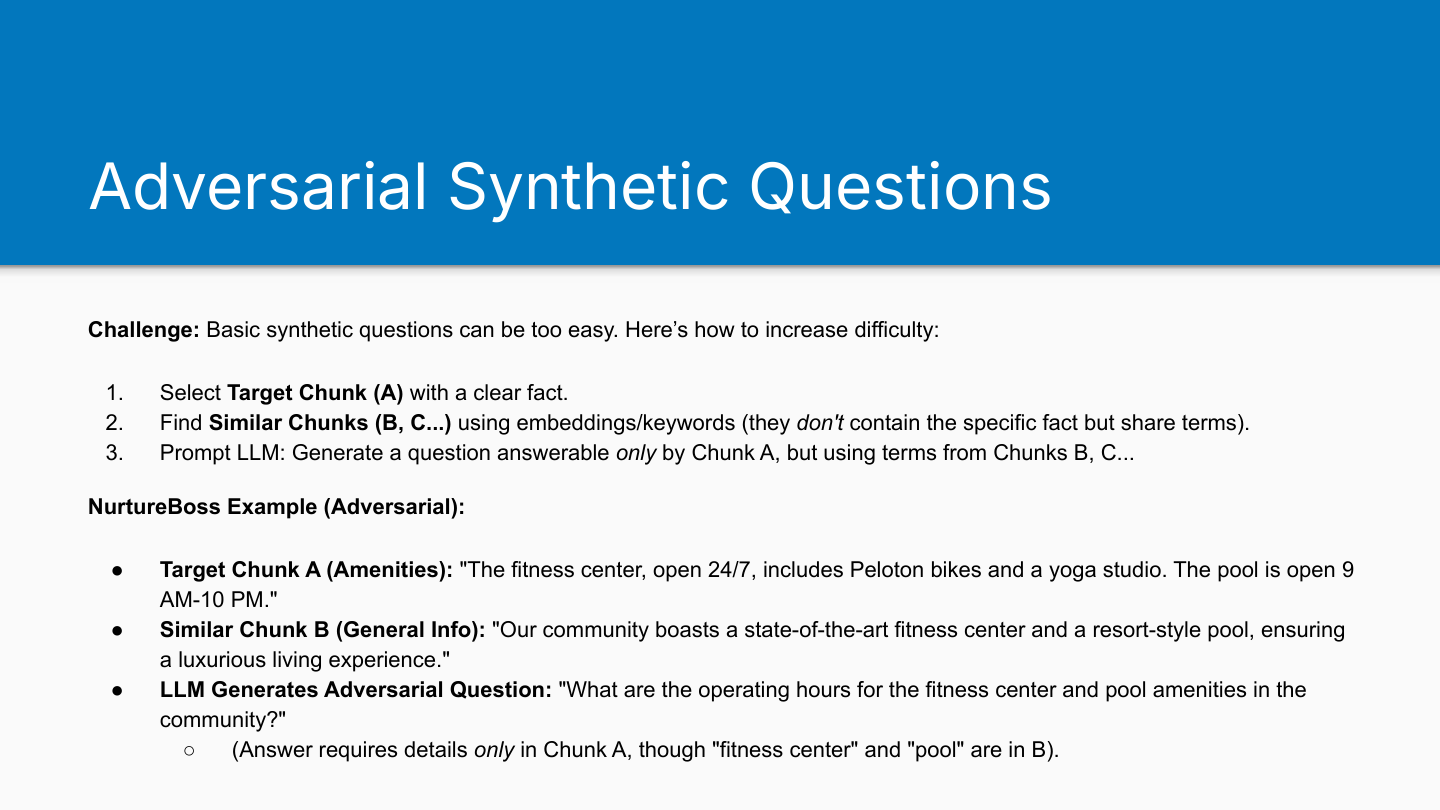 Adversarial query generation