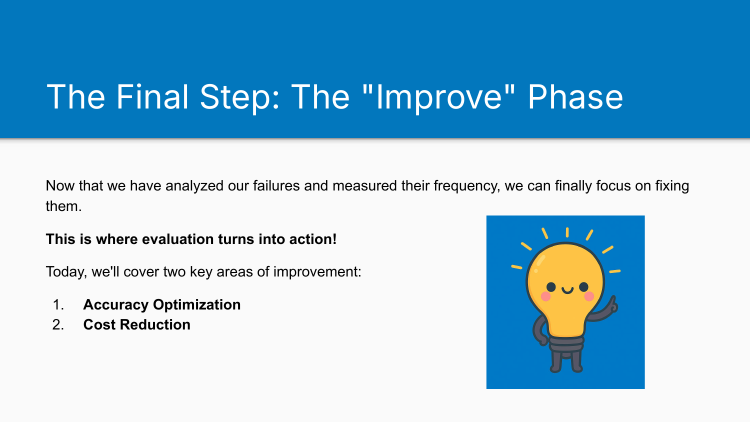 LLM Evals Lesson 8: Improving LLM Products
